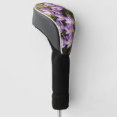 Schattige lente krokussen golfheadcover (Schuin)