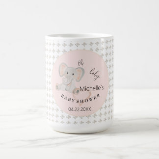 Schattige Lente Olifant Watercolor Illustratie Koffiemok