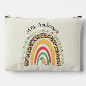 Schattige Leopard Rainbow Teachers Day Gifts Ecru  Etui (Voorkant)