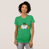 Schattige Leprechaun Yeti T-shirt (Voorkant volledig)