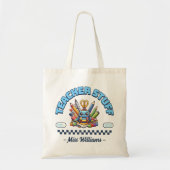 Schattige Leraar Stuff Leraar Waardering Tote Bag (Voorkant)