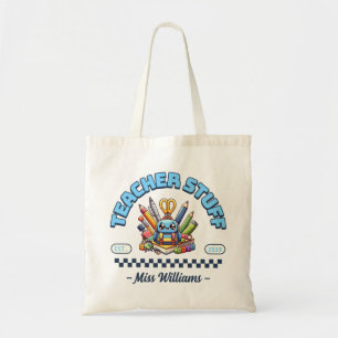 Schattige Leraar Stuff Leraar Waardering Tote Bag