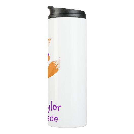 Schattige Leraarsgeschenk met Fox Thermosbeker (Geroteerd rechts)