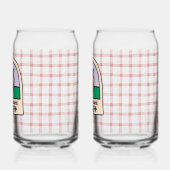 Schattige lerar Apple Cup Blikvorm Glas (Links)