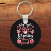 Schattige leraren Valentijnsdag Sleutelhanger (Voorkant)