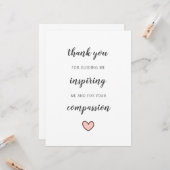 schattige lerarenmentor of waardering van studente kaart (Voorkant / Achterkant in situ)