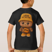 Schattige "Less But Better" Beer T-shirt (Achterkant)