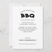 Schattige Let's Ketchup BBQ Party Kaart (Achterkant)