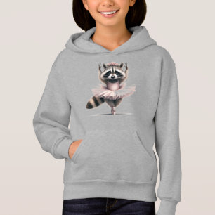 Schattige Leuk Dier Humor Raccoon Ballerina