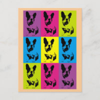 Schattige Leuk Frans Bulldog Frenchie Pop Art