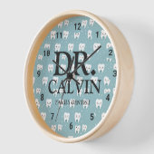 Schattige Leuk Groen Tandartspatroon (Hoek)