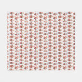 Schattige leuk Kerstman Vrolijk kerstcadeau Fleece Deken (Voorkant (Horizontaal))