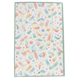 Schattige Leuk Kinder Confetti Kleurrijke Pastel V Medium Cadeauzakje