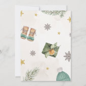 Schattige Leuk Merry Mystery Gift Exchange Party Kaart (Achterkant)