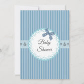 Schattige leuke grappige baby panda boy baby showe kaart (Achterkant)