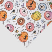 Schattige Leuke Halloween Monster Oogbal Pompoen D Tissuepapier (Detail)