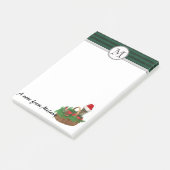 Schattige leuke leuke Santa kitten & Mouse Post-it® Notes (Schuin)