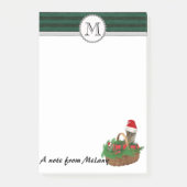 Schattige leuke leuke Santa kitten & Mouse Post-it® Notes (Voorkant)
