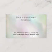 Schattige leuke nagels met een trouwe logo klantenkaartje (Achterkant)