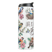 Schattige leven is beter met vogelliefhebber thermosbeker (Gedraaid links)