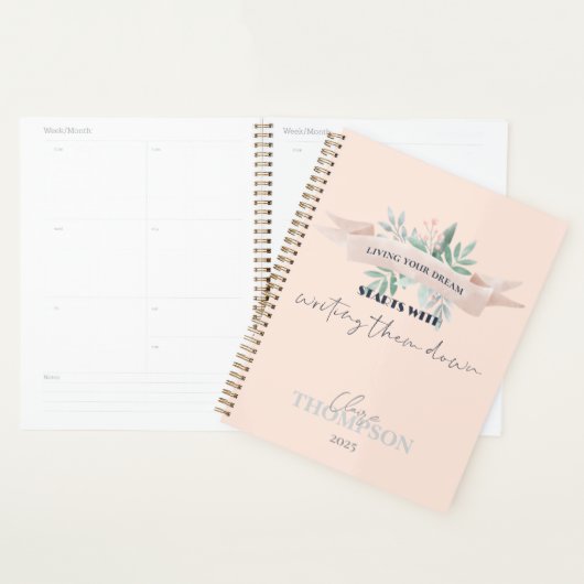 Schattige leven uw droom citaat herinneringen Keep Planner (Display)