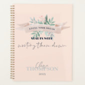 Schattige leven uw droom citaat herinneringen Keep Planner (Voorkant)