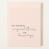 Schattige leven uw droom citaat herinneringen Keep Planner (Achterkant)