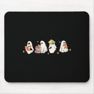 Schattige lezen Ghost Halloween Ghost Book Spooky Muismat