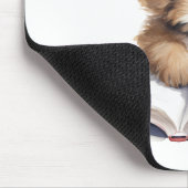 Schattige lezen puppy mousepad muismat (Hoek)