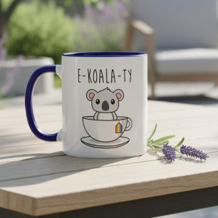 Schattige LGBTQ Koala Regenboog Pride Gelijkheid Mok