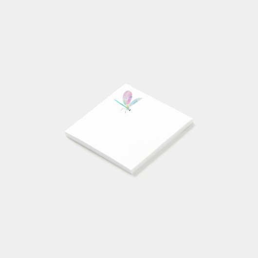 Schattige libel post-it® notes (Schuin)