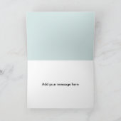 Schattige Licht blauwgroen "voor mijn vader op mij Kaart (Binnen)