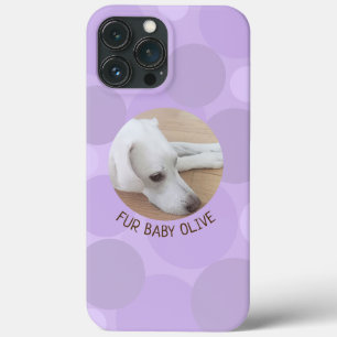 Schattige licht Paarse Polka Dot Spotted Circles D Case-Mate iPhone Case