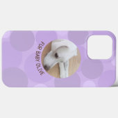 Schattige licht Paarse Polka Dot Spotted Circles D Case-Mate iPhone Case (Achterkant (horizontaal))