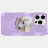 Schattige licht Paarse Polka Dot Spotted Circles D Case-Mate iPhone Case (Achterkant (horizontaal))