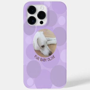 Schattige licht Paarse Polka Dot Spotted Circles D Case-Mate iPhone 14 Pro Max Hoesje