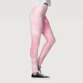 Schattige licht roze gemarmerd leggings (Rechts)