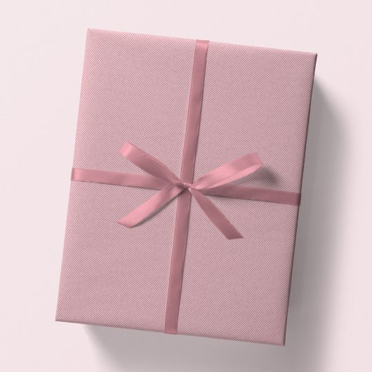 Schattige licht roze visgraat tweed effect zoet cadeaupapier