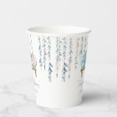 Schattige lichtblauw boho baby boy douchepapier be papieren bekers (Rechts)