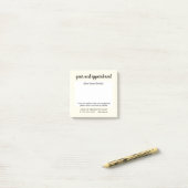 Schattige Lichtgele Handgeschreven Afspraakherinne Post-it® Notes (Op bureau)