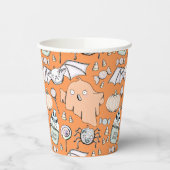 Schattige & Lief Halloween Kids Verjaardag Papieren Bekers (Links)