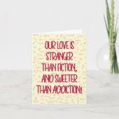 Schattige lief paar liefde Valentijnsdag Feestdagen Kaart (Voorkant)