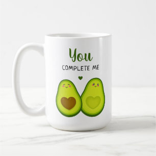 Schattige Liefde Avocado Vriendin Vriend Verjaarda Koffiemok