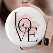 Schattige liefde charmante pin-knop