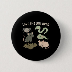 Schattige Liefde De Onbeminde Duif Rat Kikker Grap Ronde Button 5,7 Cm