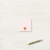 Schattige liefde Duitse herder puppy Post-it® Notes (Op bureau)