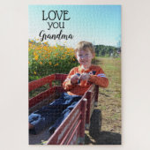 Schattige liefde grootmoeder legpuzzel (Verticaal)