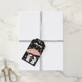 Schattige Liefde Konijnen | Valentijns Cadeau Labe Cadeaulabel