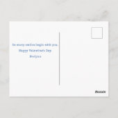 Schattige Liefde Mail Valentijnsdag Briefkaart (Achterkant)