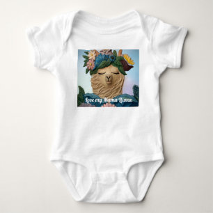 Schattige Liefde mijn Mama Llama draag voor baby Romper